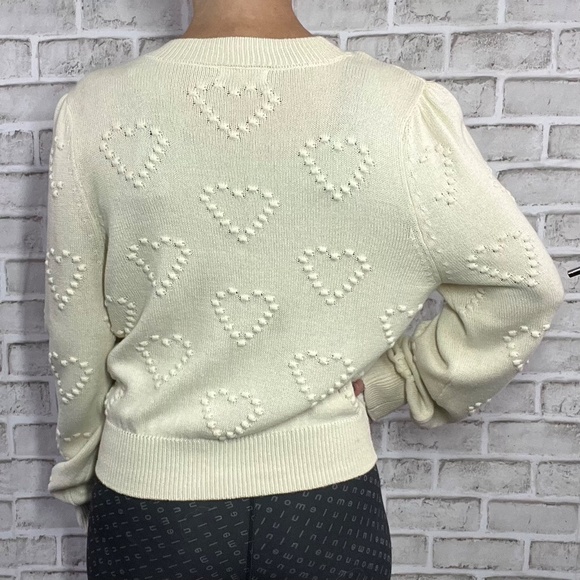 |•Z SUPPLY•| Adorable Heart Sweater Size Large - Picture 6 of 9